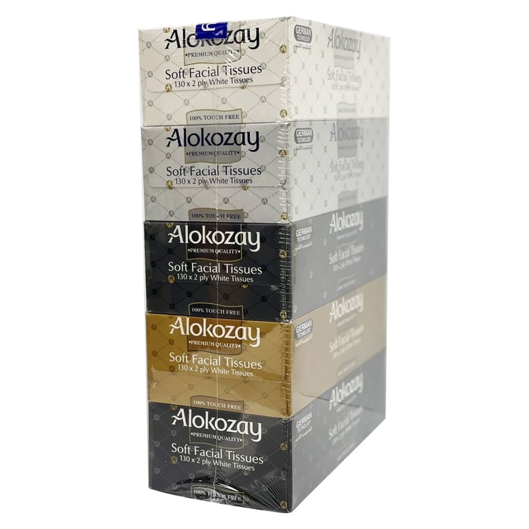 Alokozay Facial Tissue 130 Ply Pack of 5