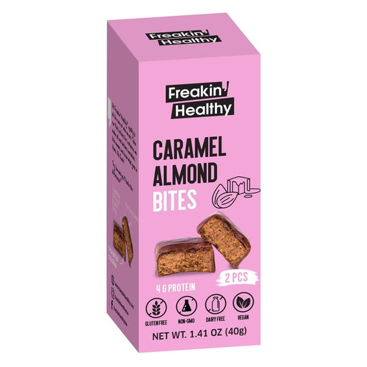 FreakiN&#39; Healthy Caramel Almond Bites 40g