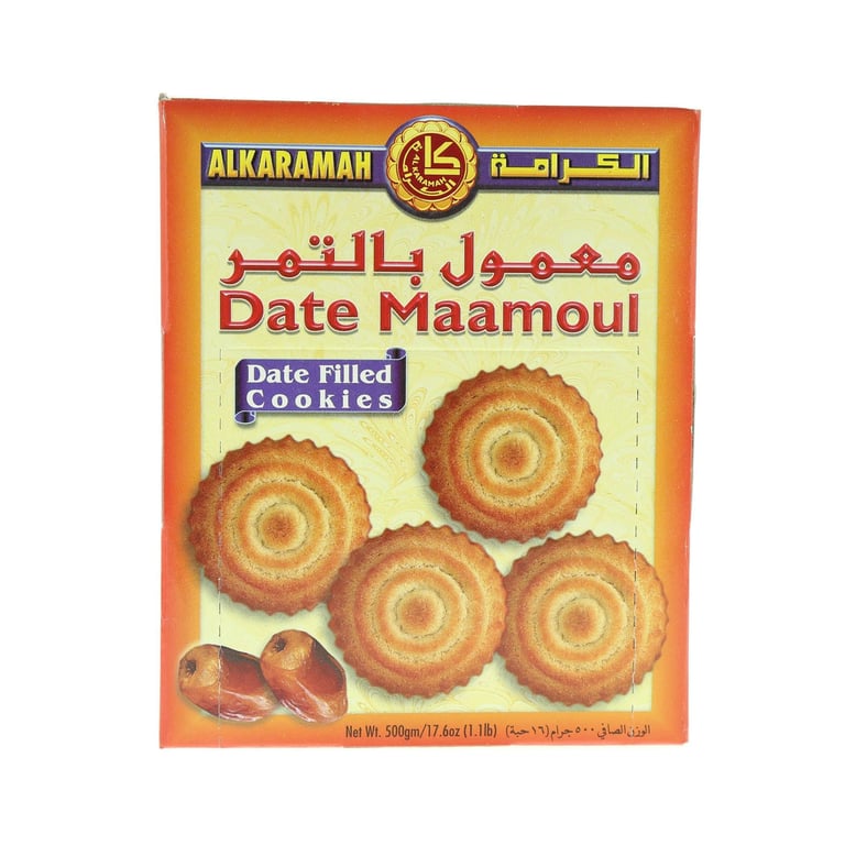 Al Karamah Dates Filled Cookies 500g