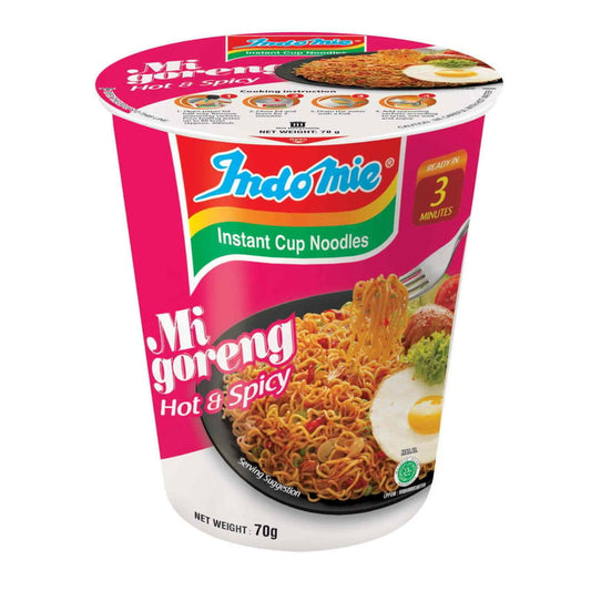 Indomie Hot And Spicy Instant Cup Noodles 70g