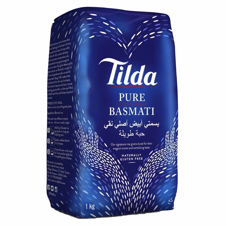 Tilda Original Pure Basmati Rice 1kg