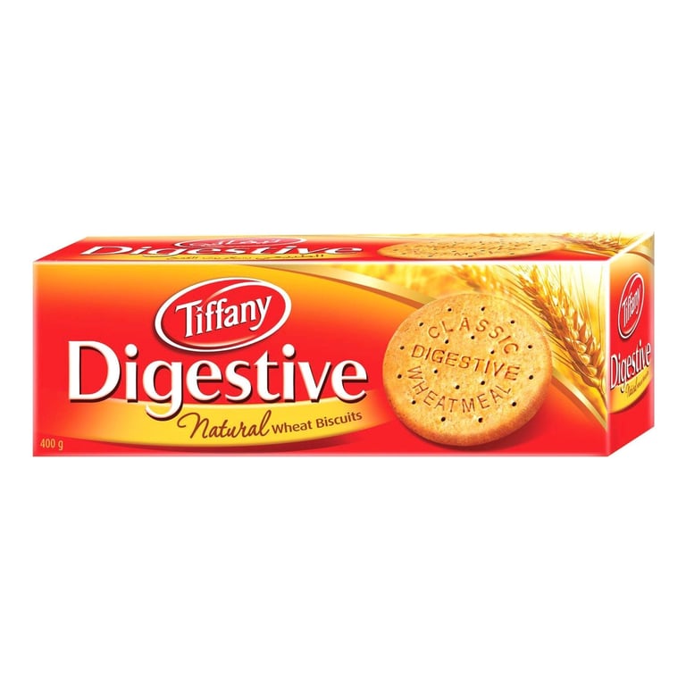 Tiffany Digestive Natural Wheat Biscuits 520g