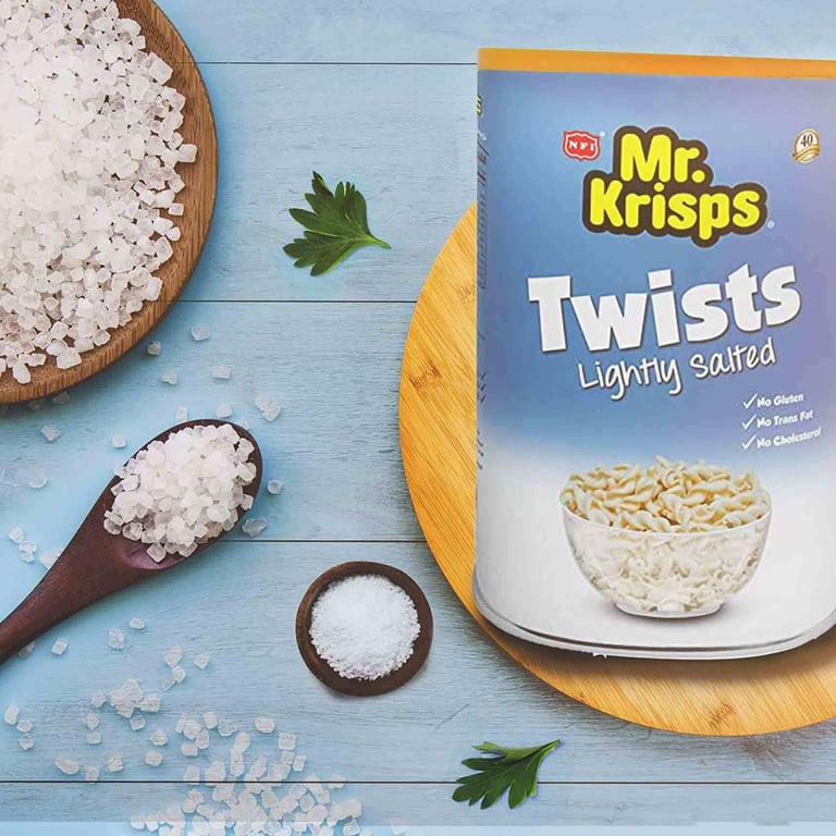 Mr. Krisps Twist Lightly Salted Rings 75g