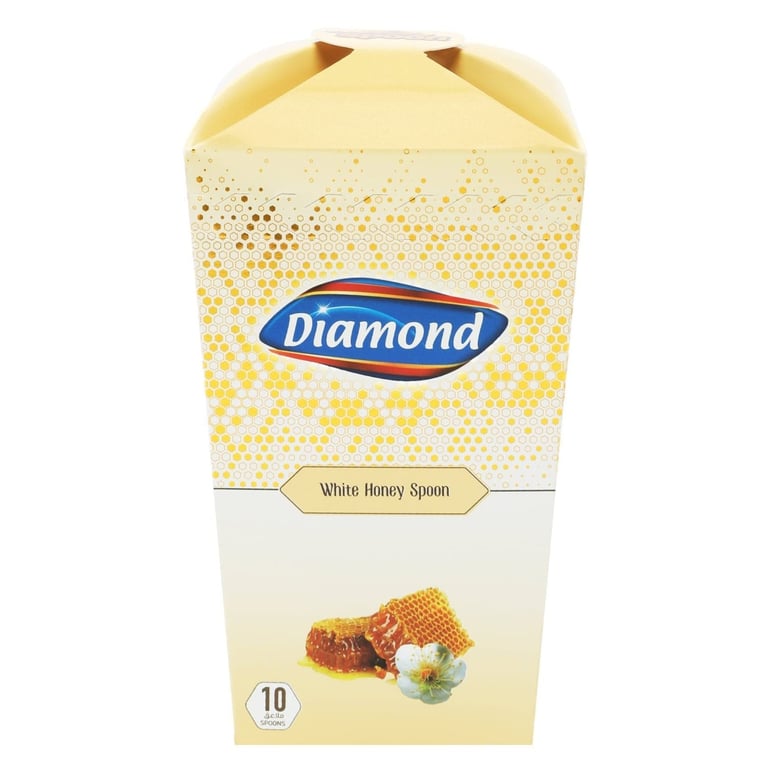 Diamond White Honey Spoon 7g Pack of 10