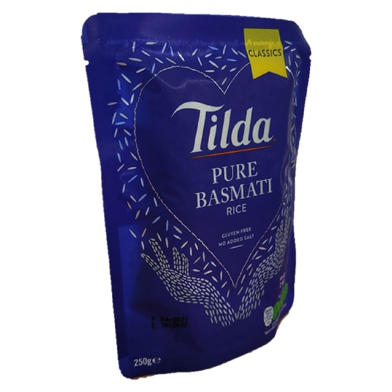 Tilda Pure Basmati Steamed Basmati Rice 250g