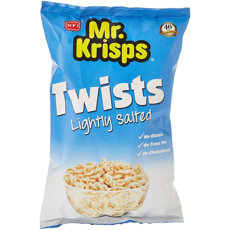 NFI Mr. Krisps Twists Lightly Salted Puffs 80g