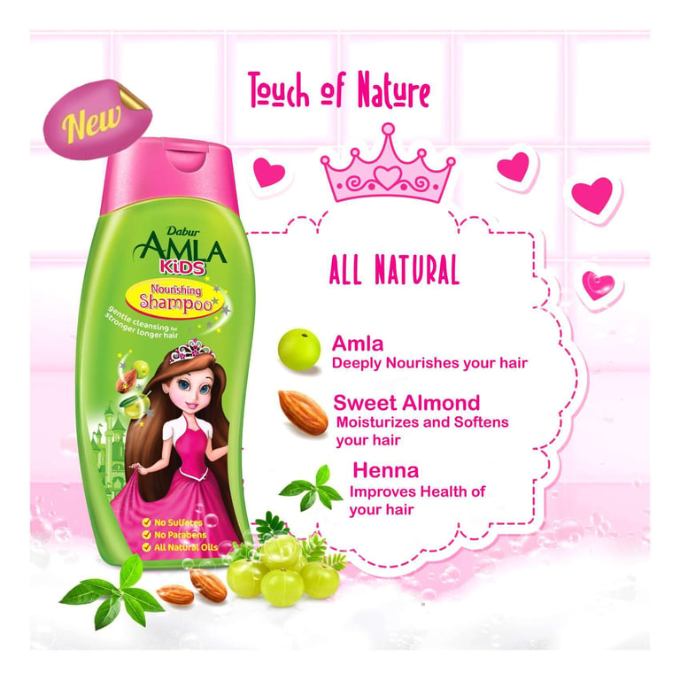 Dabur Amla Kids Nourishing Shampoo White 500ml