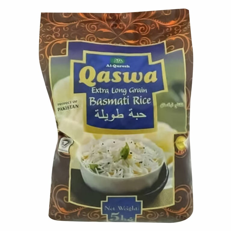 Al Quresh Qaswa Extra Long Grain Basmati Rice 5kg