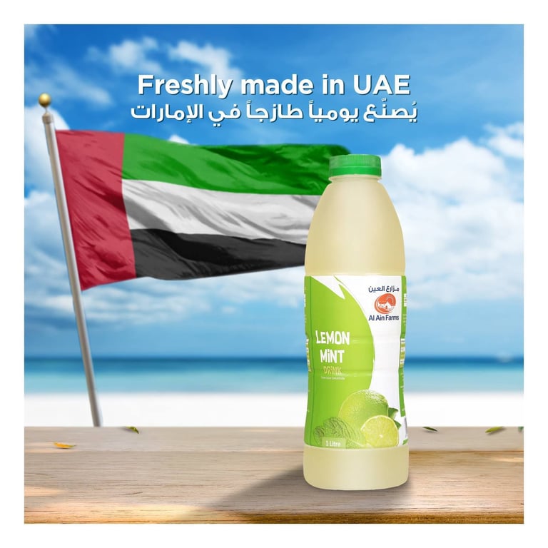 Al Ain Fresh Lemon Mint Drink 1L