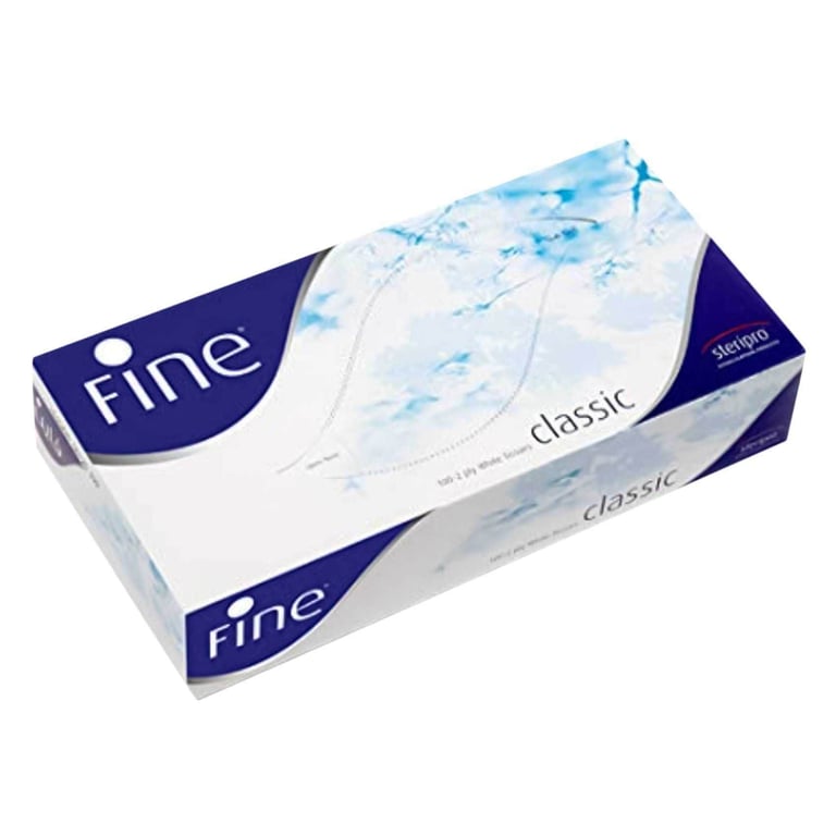 Fine 2 Ply Silver Oud Facial Tissue 120 Sheets 1 PCS