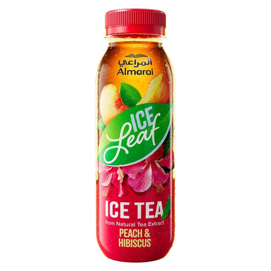 Almarai Ice Leaf Ice Tea Peach And Hibiscus 400ml