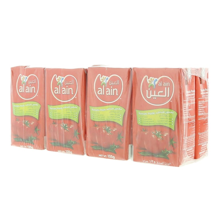 Al Ain Tomato Paste 135g Pack of 8