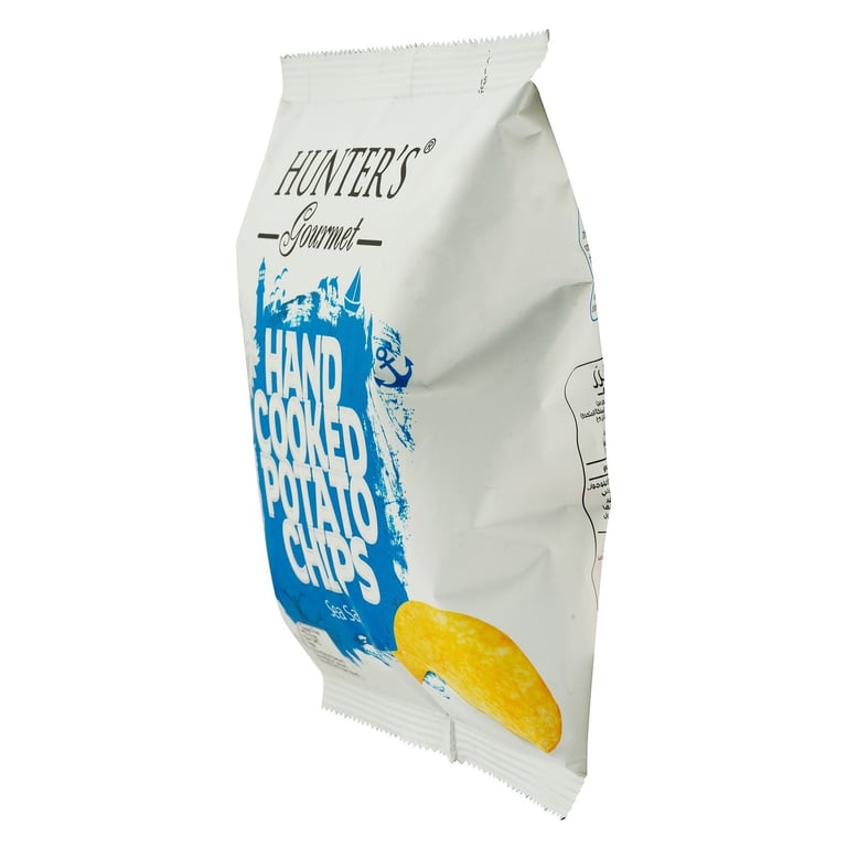 Hunters Gourmet Hand Cooked Sea Salt Potato Chips 40g