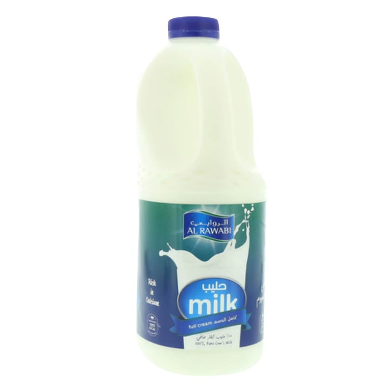 Al Rawabi Full Fat Cream Fresh Milk 2L