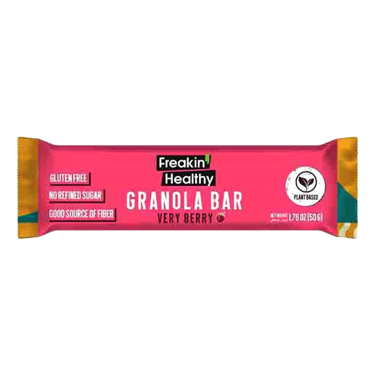 Freakin Healthy Very Berry Granola Bar 50g