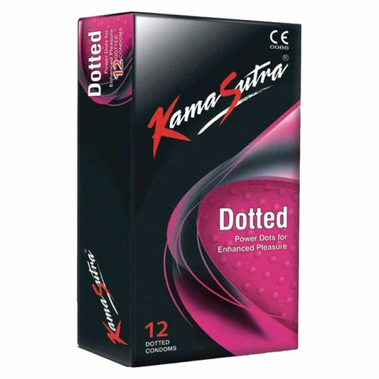 Kama Sutra Desire Series Dotted Condom Clear 12 PCS