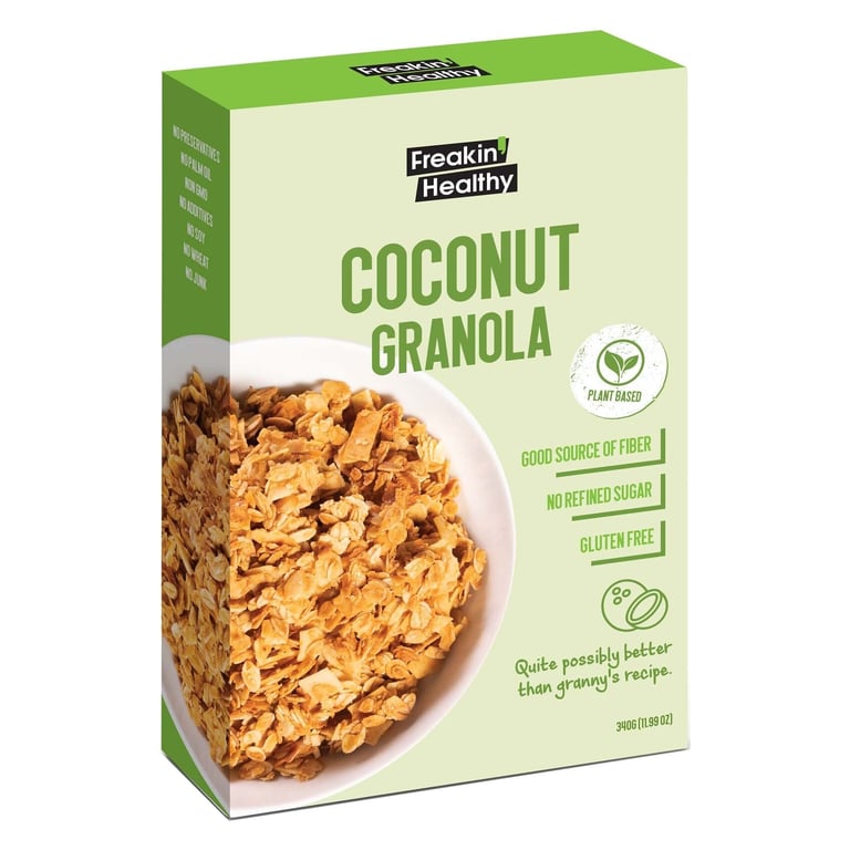 Freakin Healthy Coconut Granola 340g