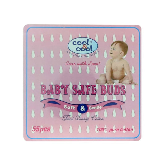 Cool &amp; Cool Baby Safe Buds 55 PCS