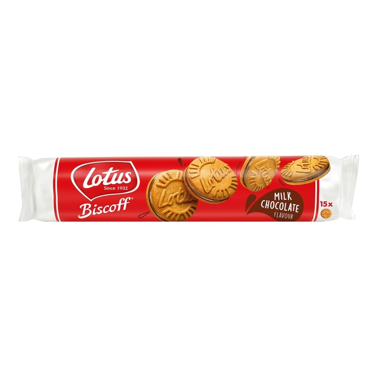 Lotus Biscoff Milk Chocolate Sandwich Cookies 150g