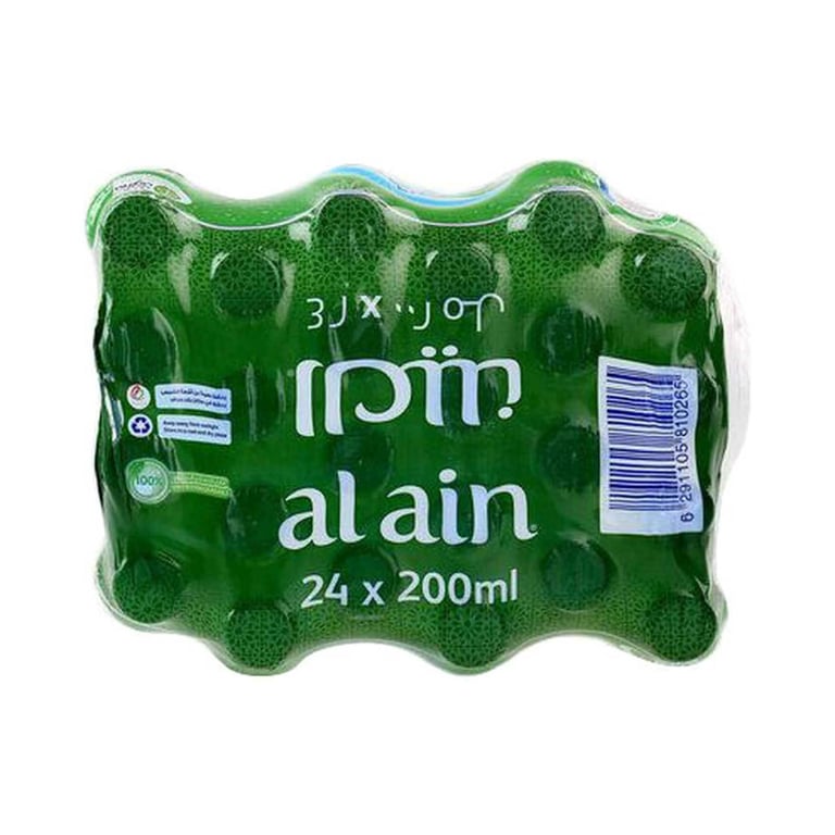 Al Ain Bottled Drinking Water 200ml Pack of 24