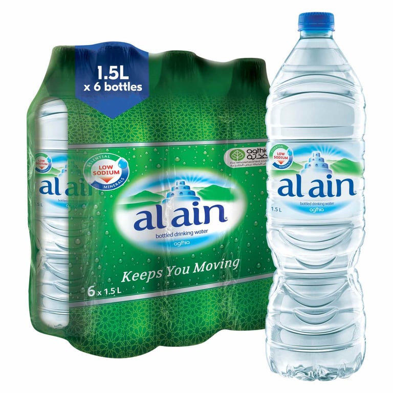 Al Ain Bottled Drinking Water 1.5L Pack of 6