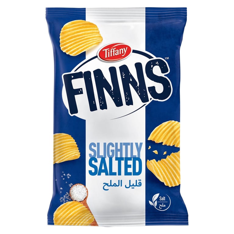 Tiffany Finns Slightly Salted Potato Chips 170g