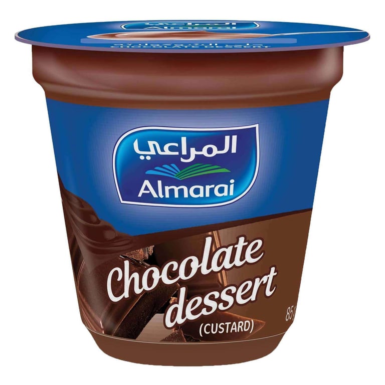 Almarai Custard Chocolate Dessert 85g Pack of 6