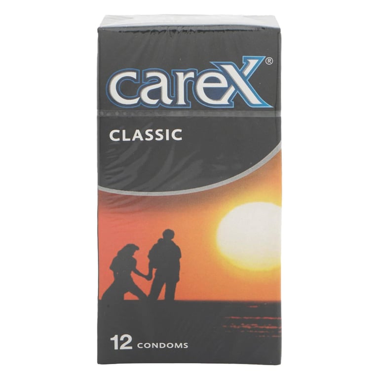 Carex Classic Condoms Clear 12 PCS