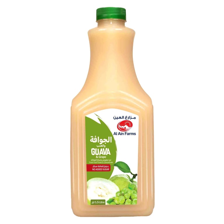 Al Ain Farms Guava And Grape Juice 1.5L