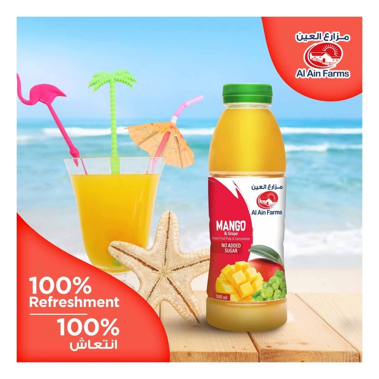 Al Ain Mango And Grape Juice 500ml