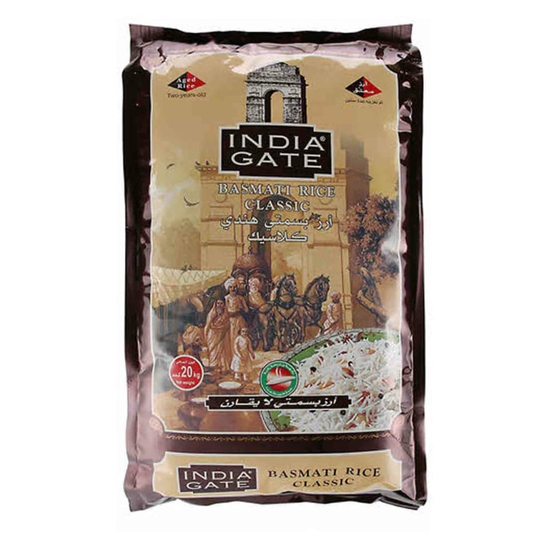 India Gate Basmati Rice 20kg