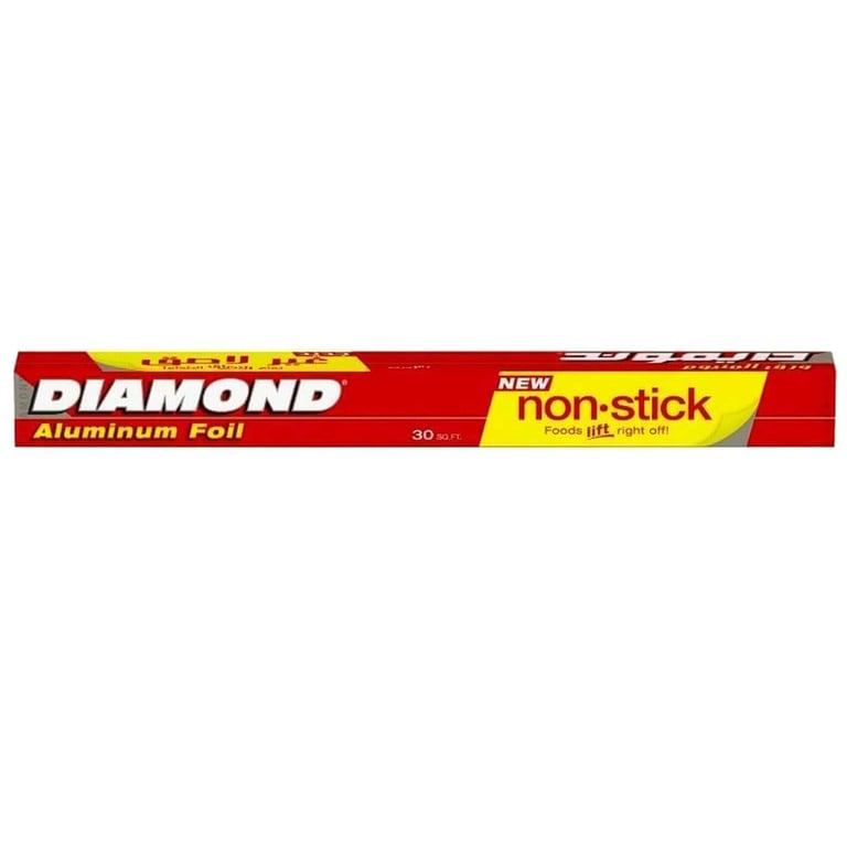 Diamond Aluminium Non-Stick Foil Silver 30sqft