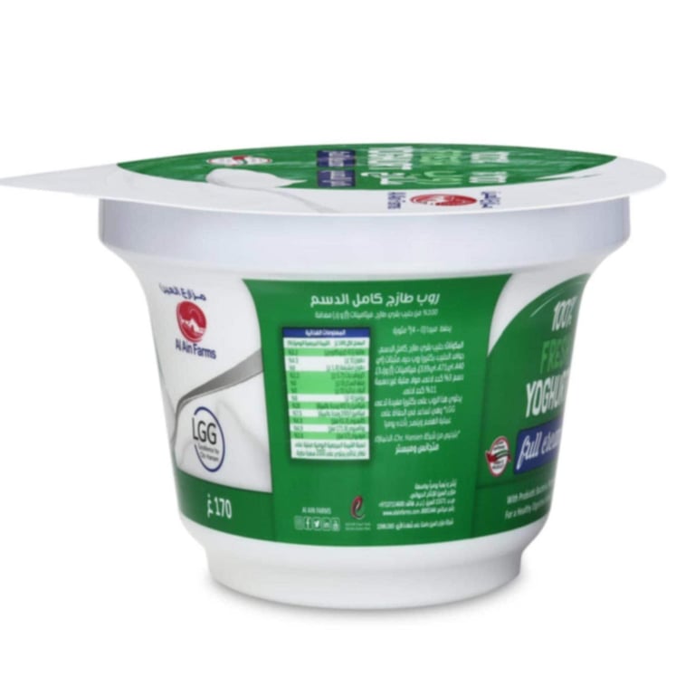 Al Ain Farms Full Fat Fresh Yoghurt 170g