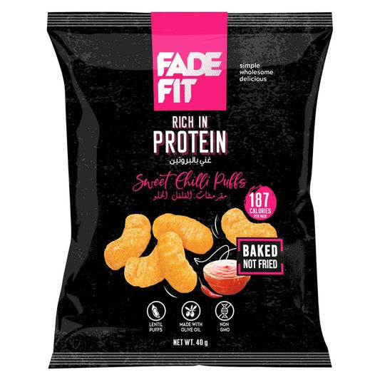 Fade Fit Rich In Protein Sweet Chilli Puff 40g