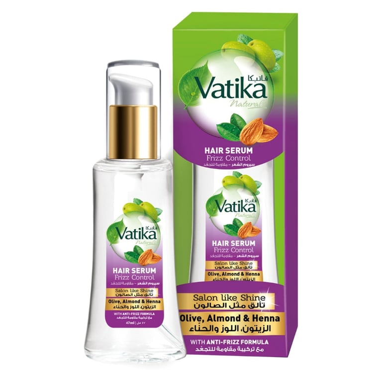 Vatika Naturals Frizz Control Hair Serum Clear 47ml