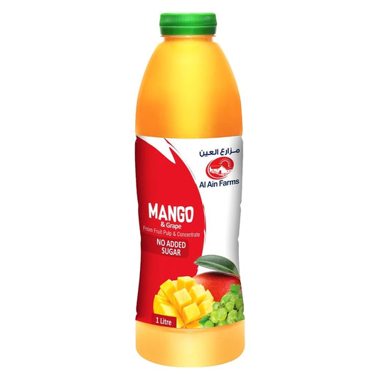 Al Ain Farms Fresh Mango And Grape Juice 1L