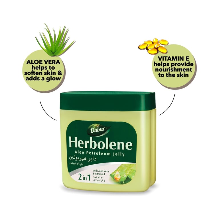 Dabur Herbolene Aloe Petroleum Jelly White 115ml