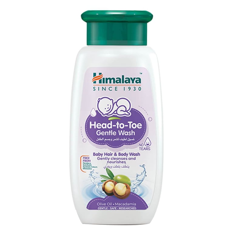 Himalaya Head-To-Toe Gentle Body And Hair Wash White 200ml