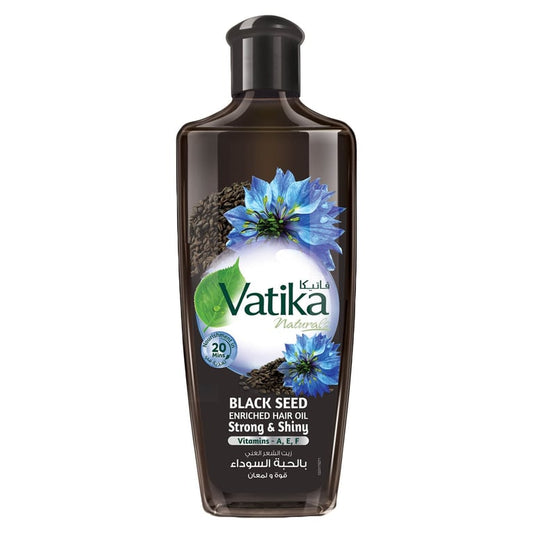 Vatika Naturals Black Seed Enriched Hair Oil Strong &amp; Shiny 300ml