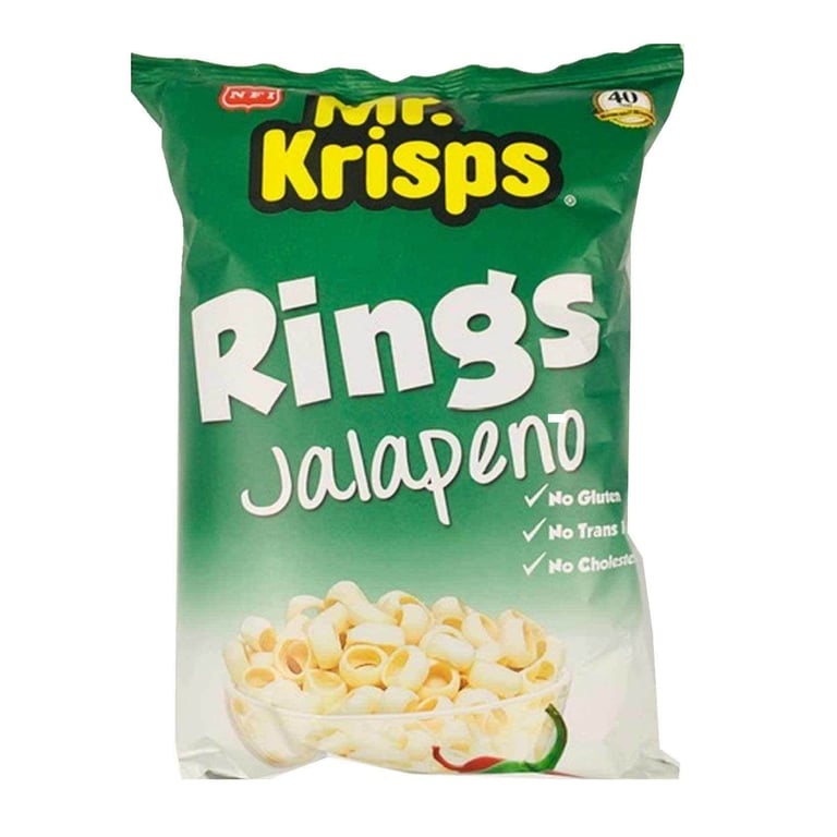 NFI Mr. Krisps Jalapeno Rings 80g