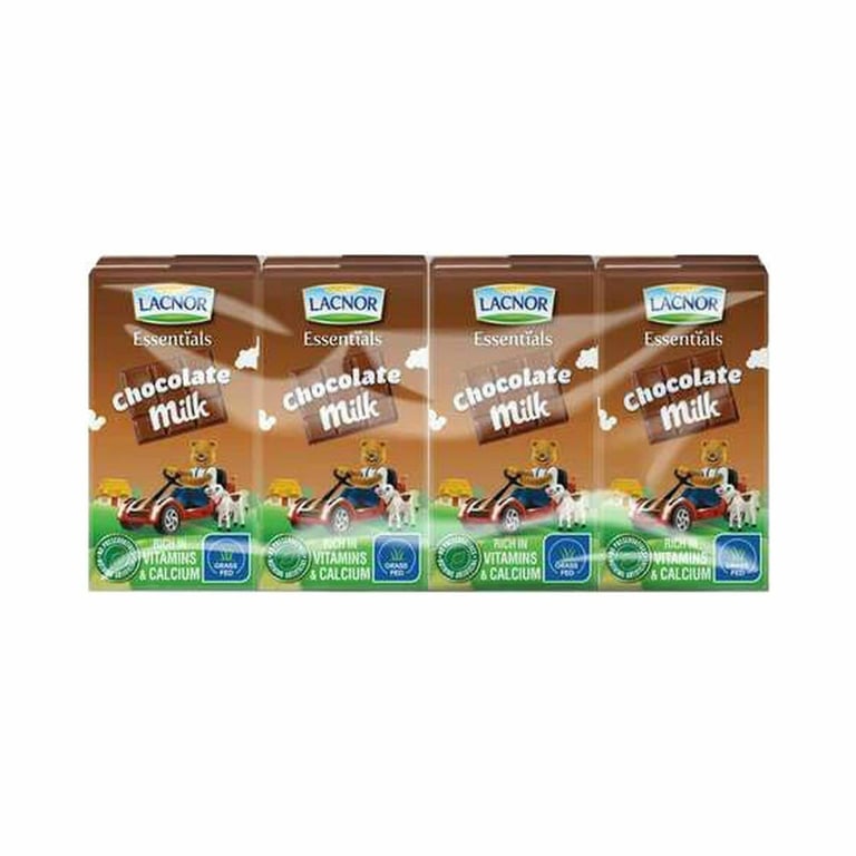 Lacnor Essentials Junior Chocolate Milk 125ml Pack of 6