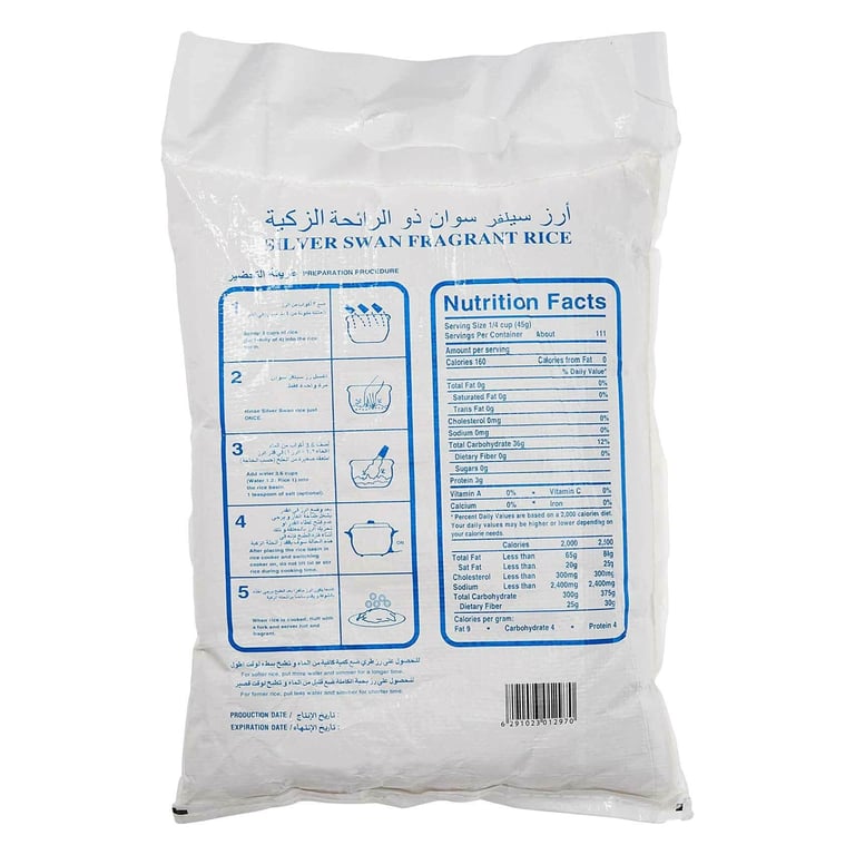 Silver Swan Jasmine Rice 5kg