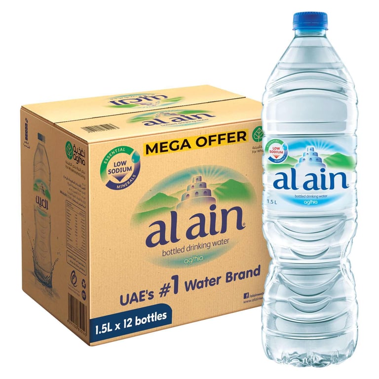 Al Ain Drinking Water 1.5L Pack of 12