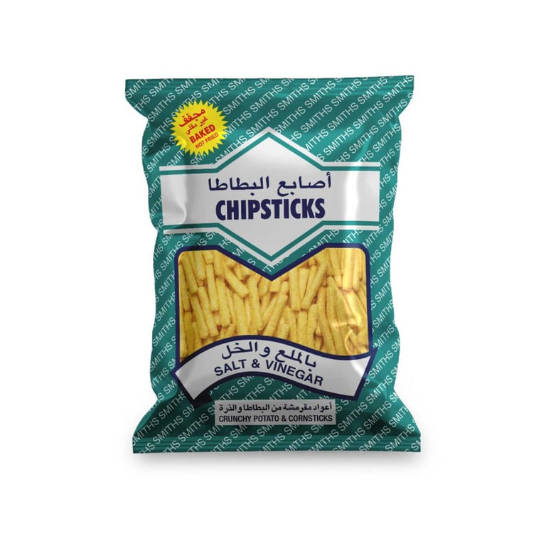 Smiths Salt And Vinegar Chipsticks 30g Pack of 25