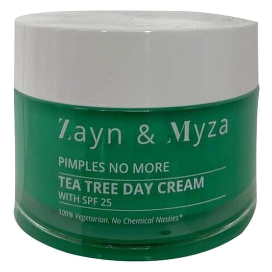 Zayn &amp; Myza Pimples No More Tea Tree Day Cream SPF25 White 50g