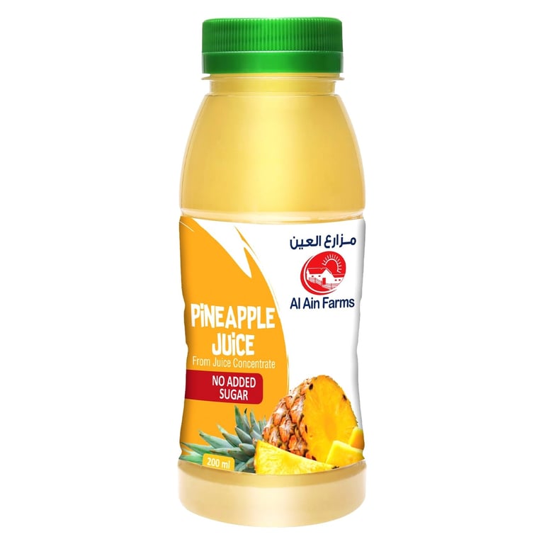 Al Ain Farms Fresh Pineapple Juice 200ml