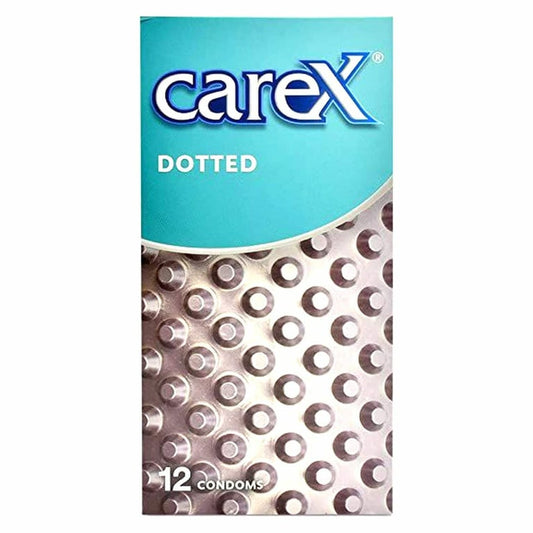 Carex Dotted Condom Grey 12 PCS